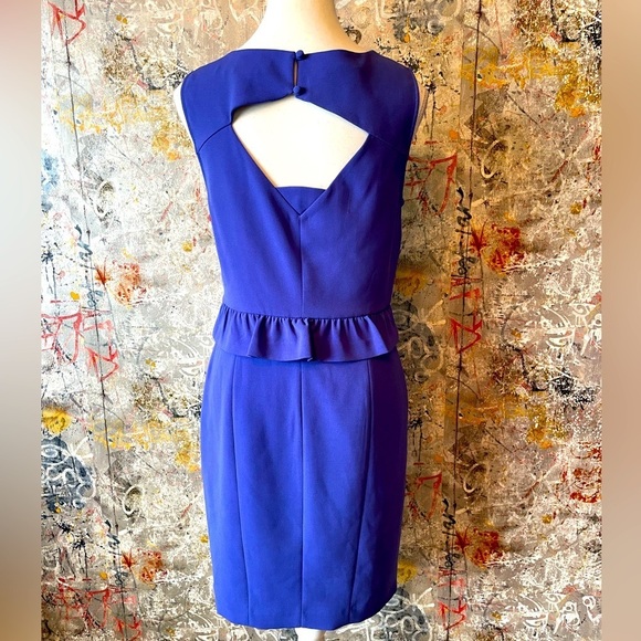 Maison Scotch & Soda “Another Day in Paradise” Blue Peplum Dress. Size 1(S) - Picture 2 of 10